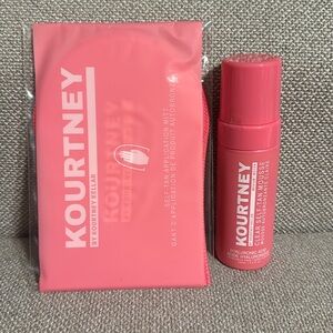 Kourtney Clear Self-Tan Mousse Medium and Mitt